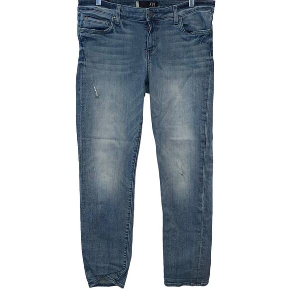 KUT FROM THE KLOTH *Catherine* Boyfriend Mid Rise Straight-Leg Jeans Women's 10 - Picture 1 of 9